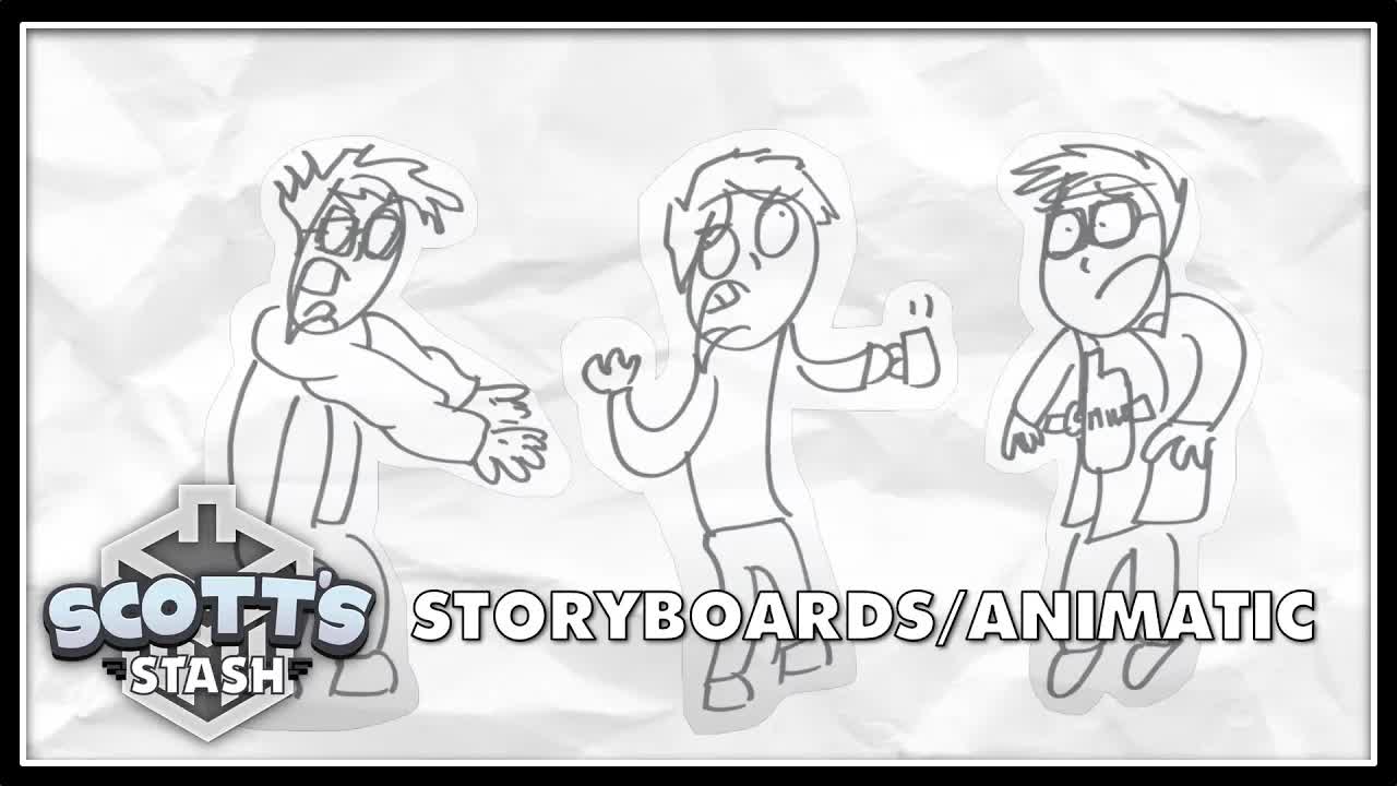 Storyboards/Animatics - You're Not an RPG Guy: A Scott The Woz Christmas